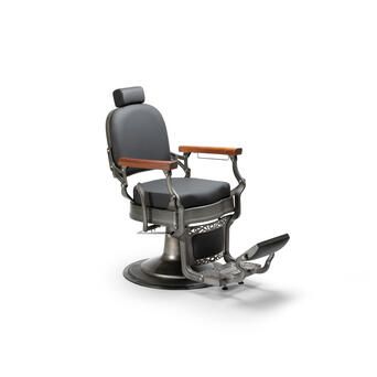 FRED fekete fakarfás barber/férfiszék