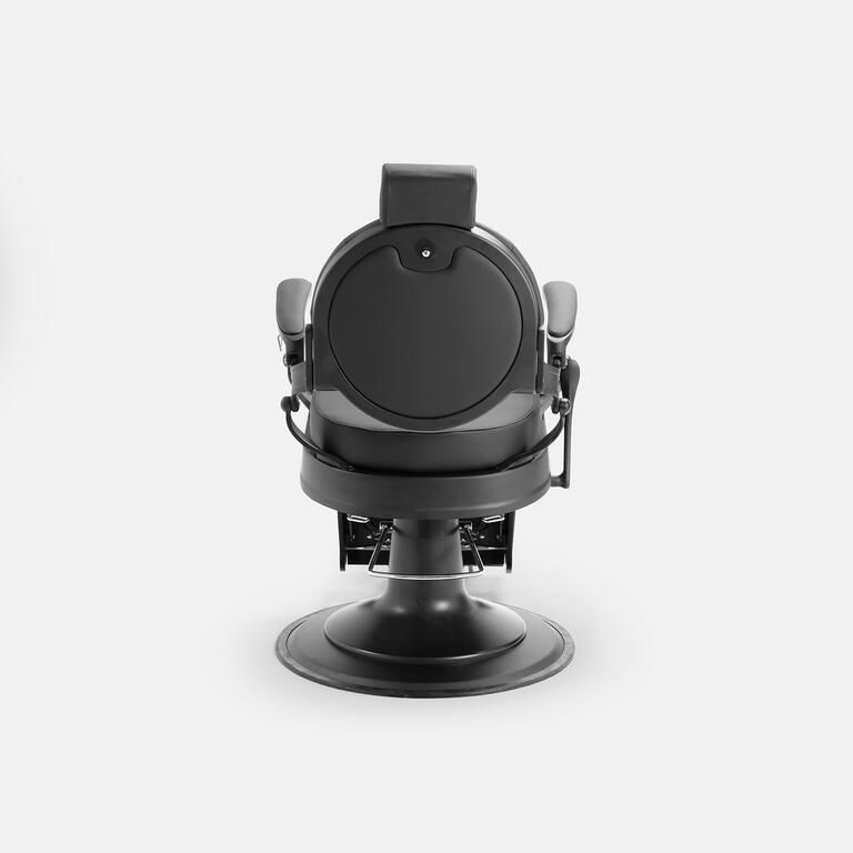 ANTIQUE fekete-fekete barber/férfiszék