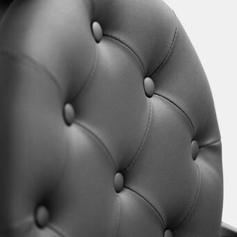 ANTIQUE fekete-fekete barber/férfiszék