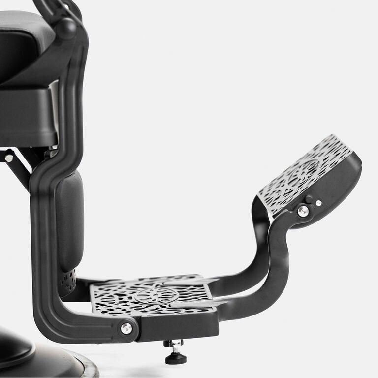 ANTIQUE fekete-fekete barber/férfiszék