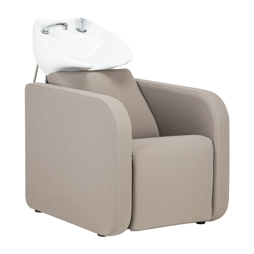 GLOBE beige elektromos lábtartós fejmosó