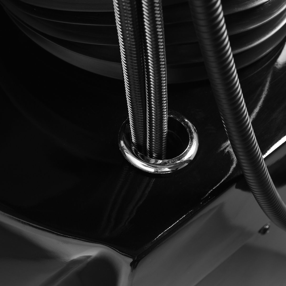 PORTO barna fejmosó , fekete karfával fekete kerámia tállal , fekete csappal