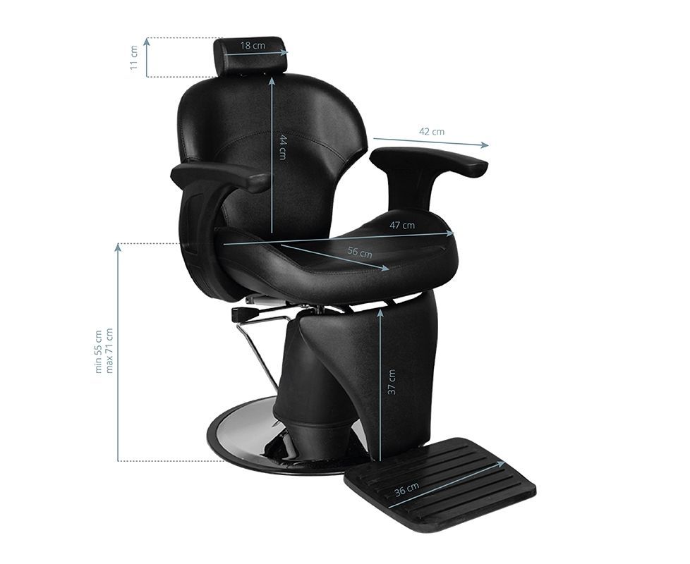 IGOR fekete borbélyszék