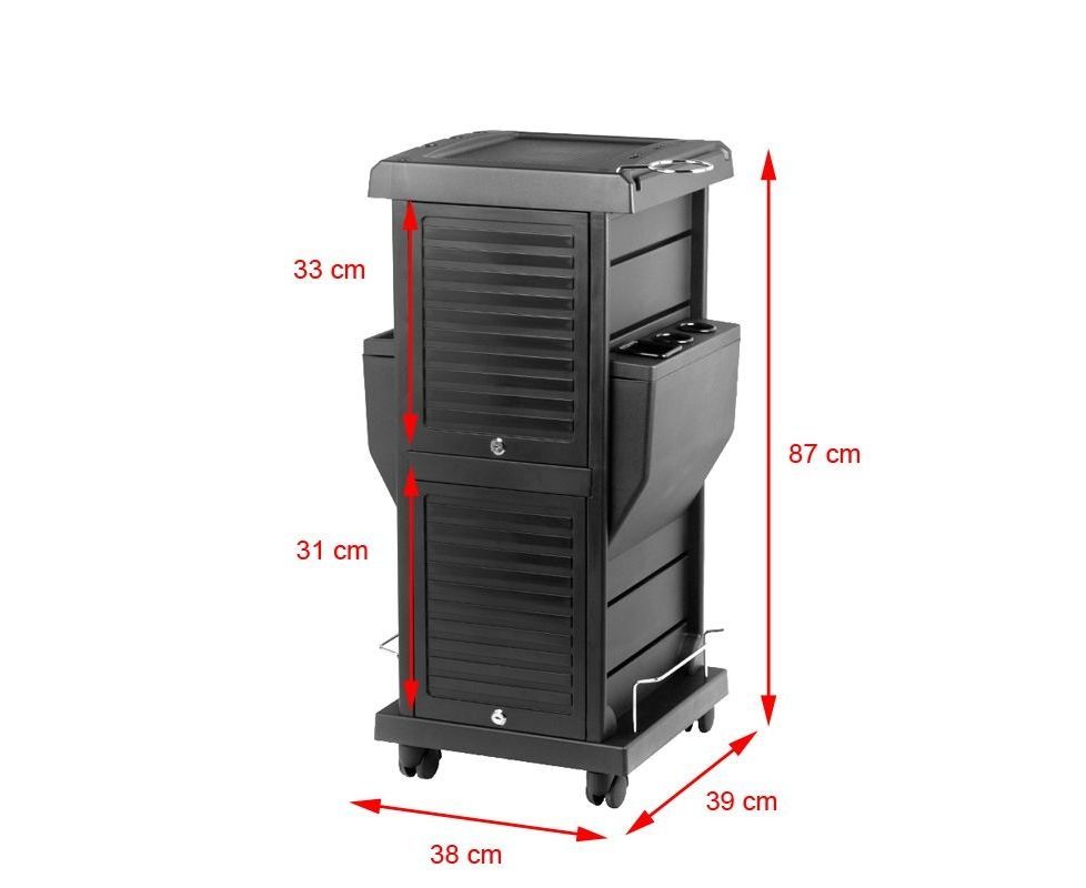 ESZKÖZKOCSI 100c fekete