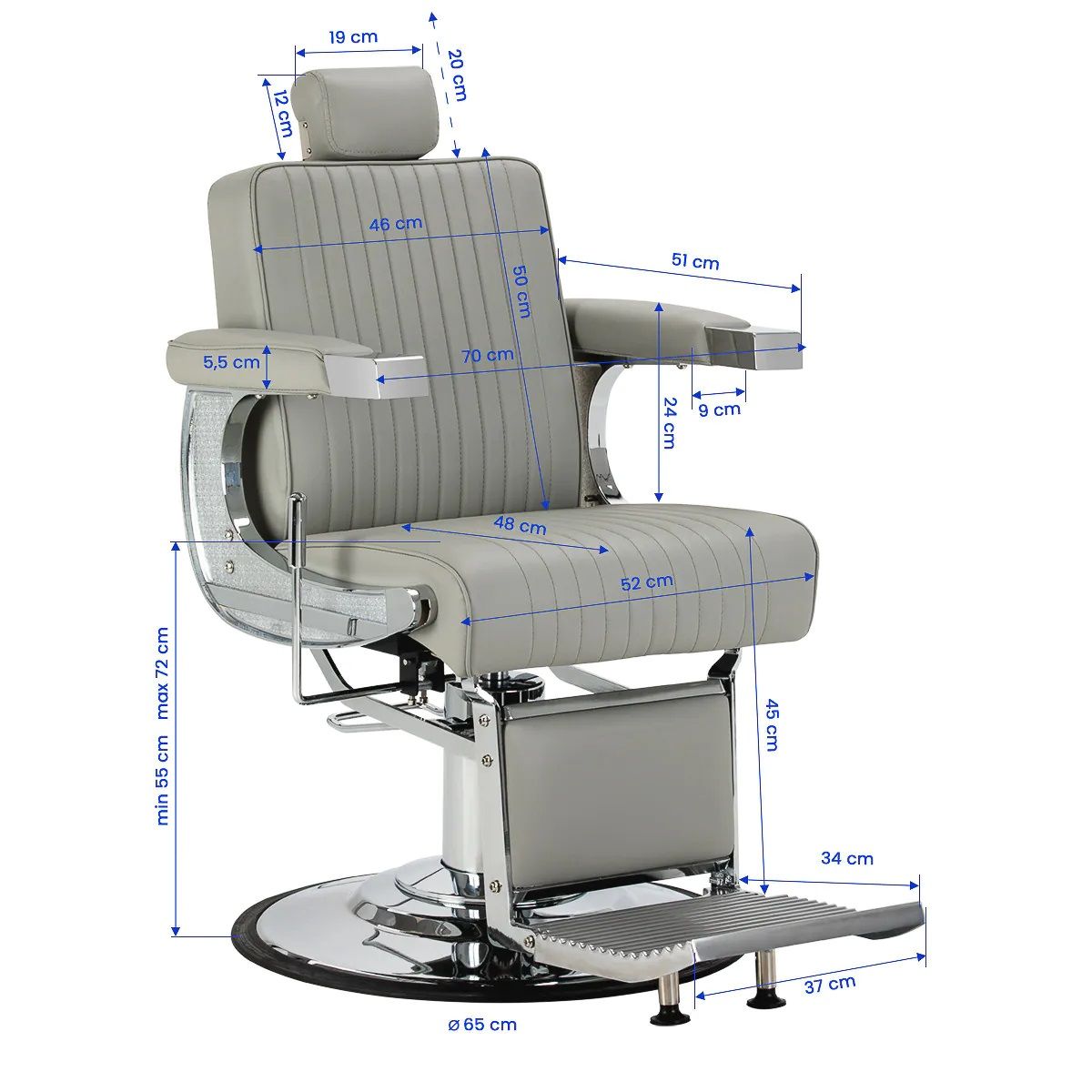 VISIONER szürke borbély