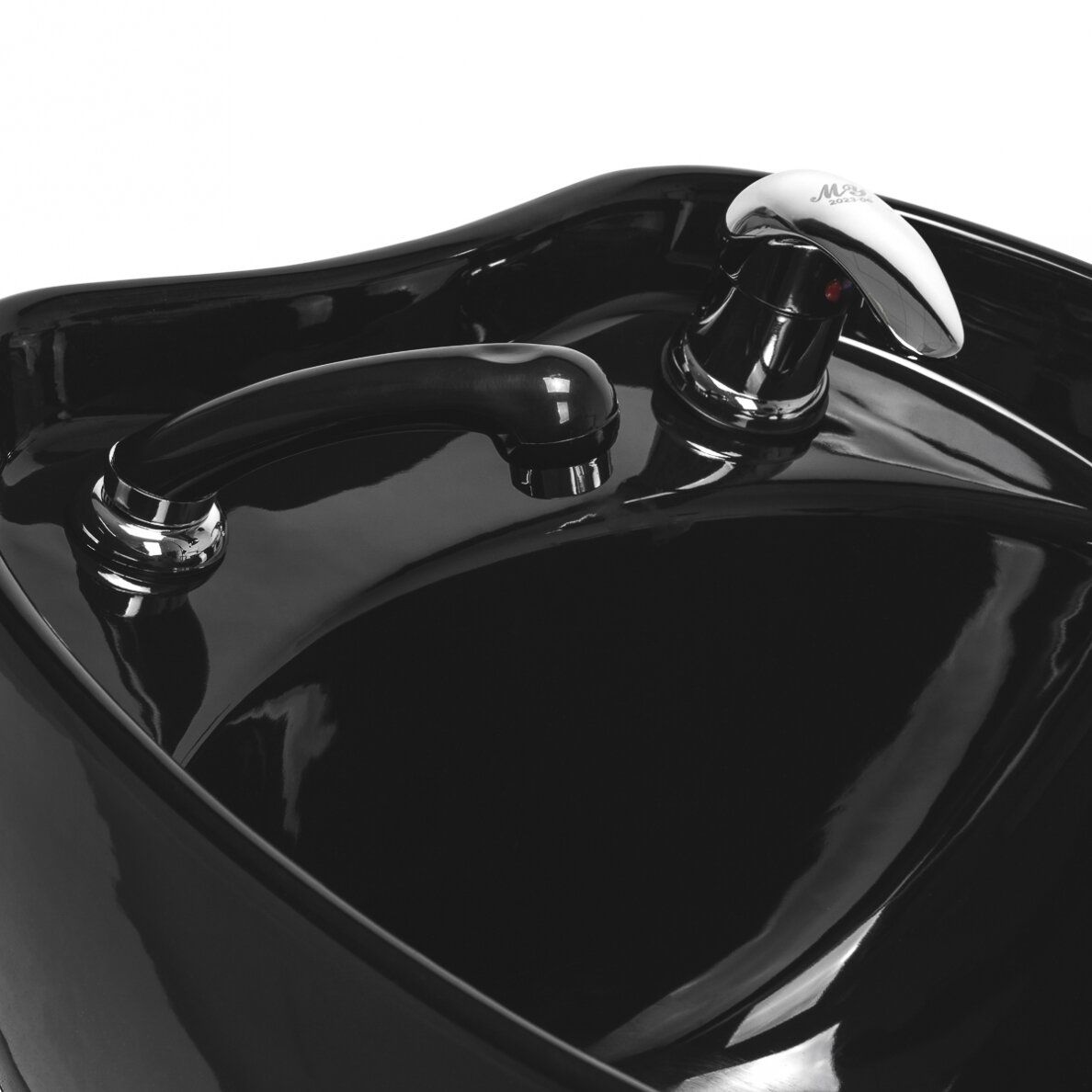 SYLVIA fekete fejmosó elektromos lábemelővel SYLVIA fekete fejmosó elektromos lábemelővel