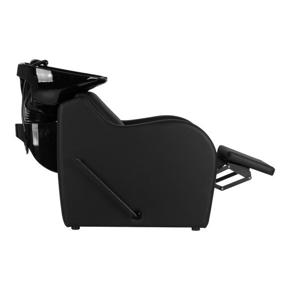 CARMEN fekete fejmosó mechanikus lábemelővel