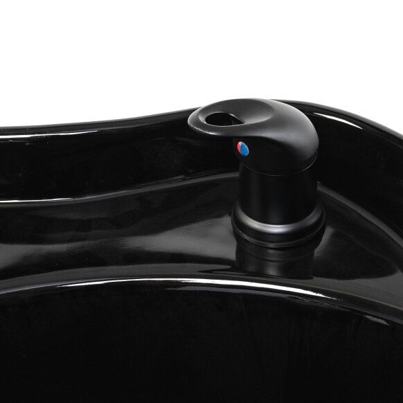 CARMEN fekete fejmosó mechanikus lábemelővel