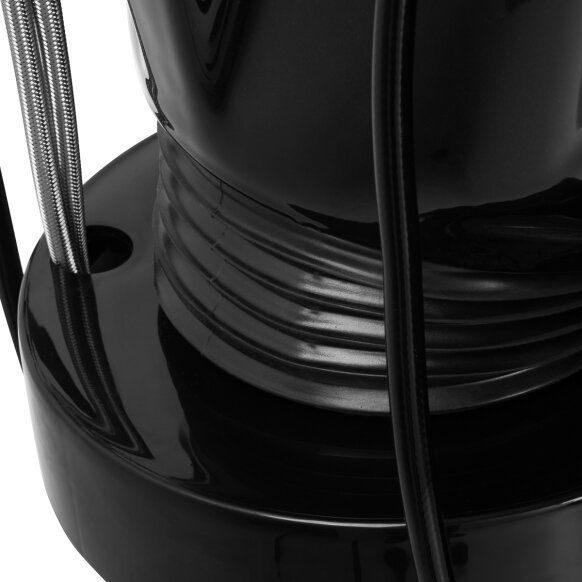 CARMEN fekete fejmosó mechanikus lábemelővel