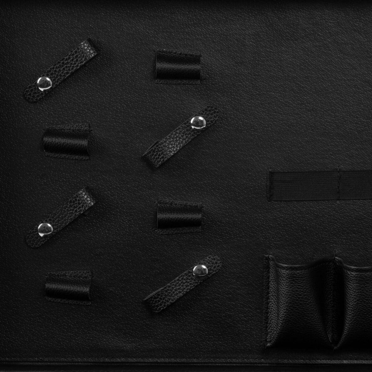 Borbély bőrönd – zárható alumínium váz