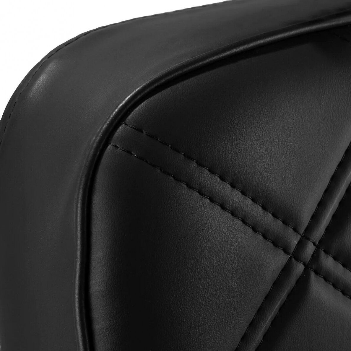 LEONARDO fekete arany borbély/barber szék