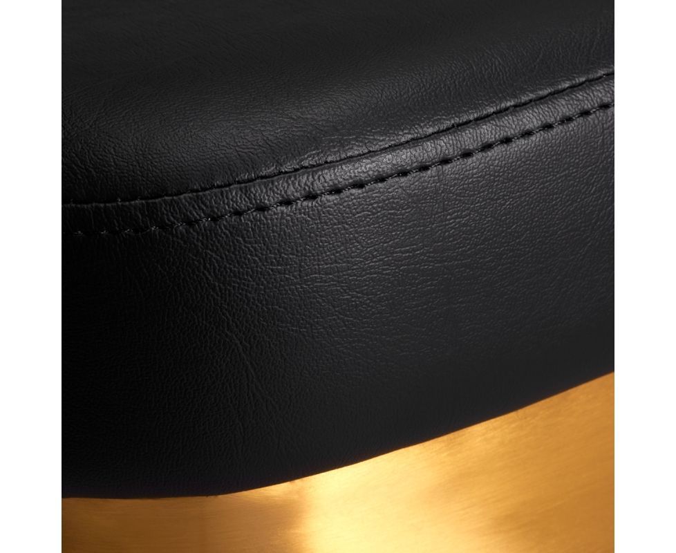 GRANDO fekete hidraulikus fodrászszék