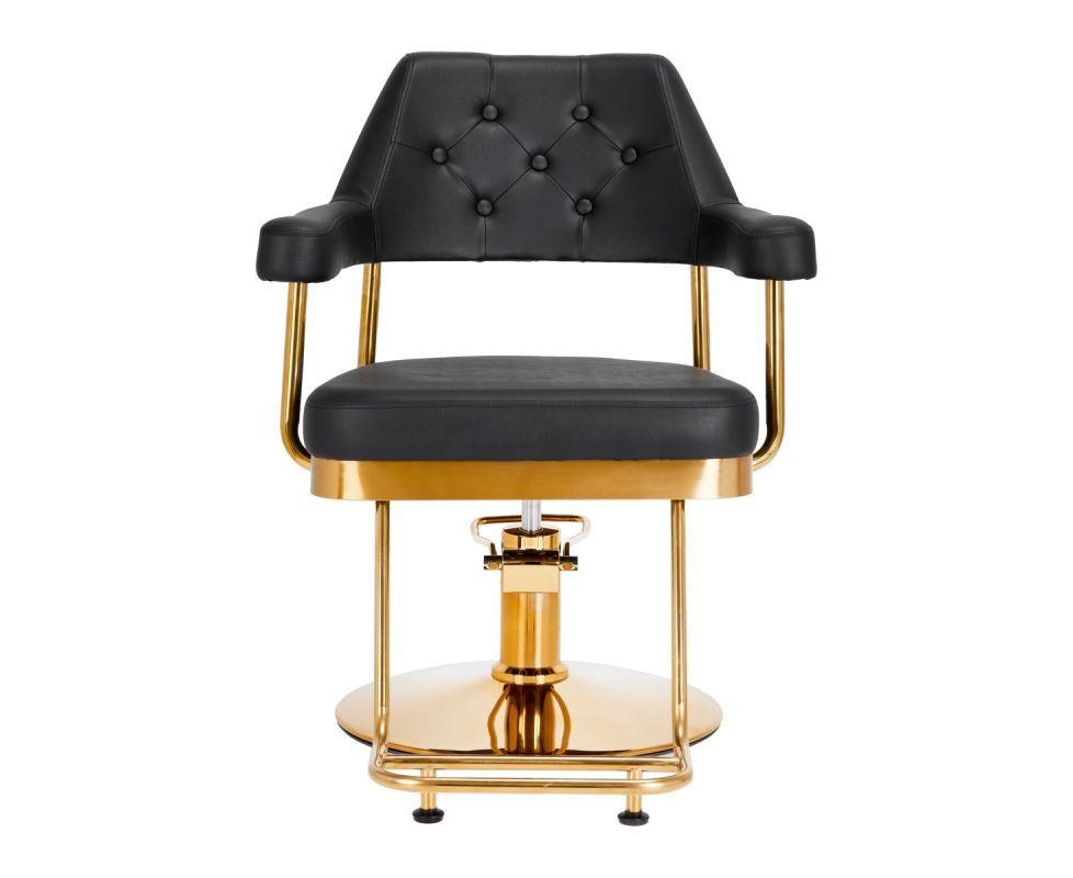GRANDO fekete hidraulikus fodrászszék