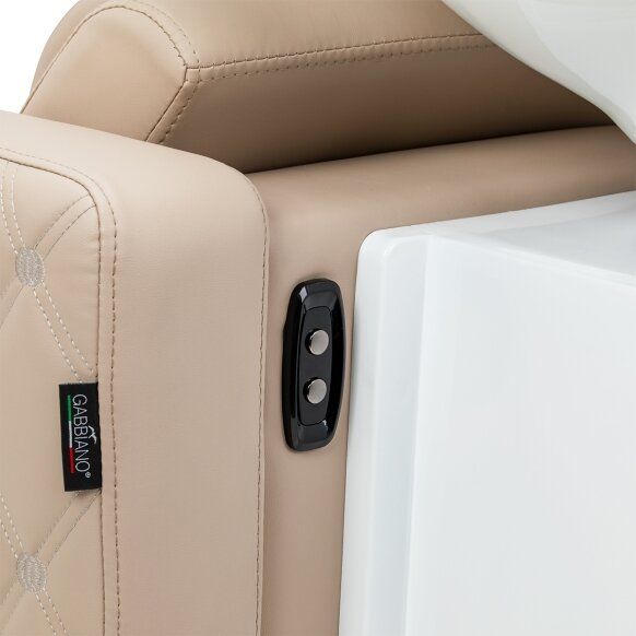 SYLVIA PLUS beige fejmosó elektromos lábemelővel és masszázs funkcióval